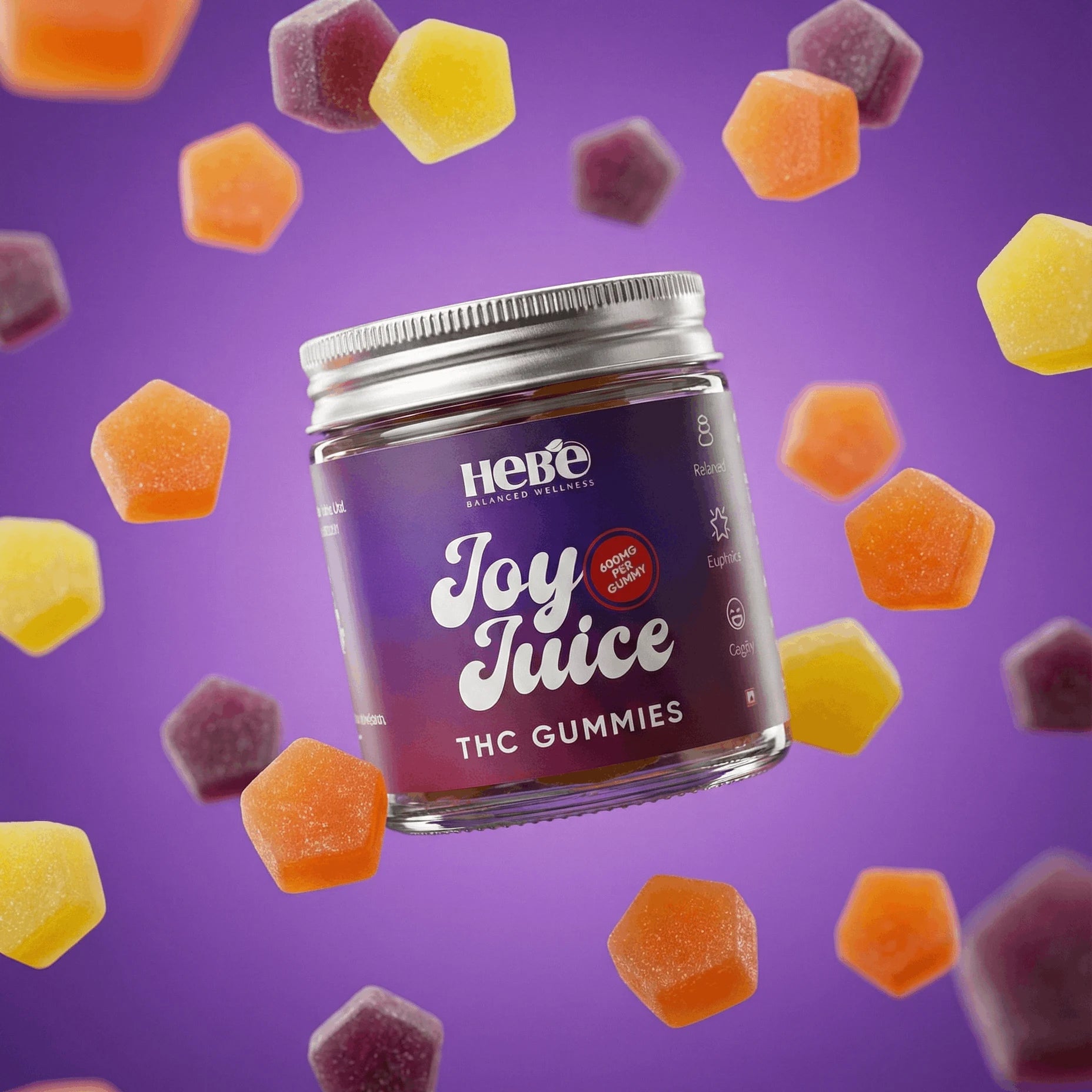 Joy Juice Canna Gummies | CBD THC Gummies for Stress & Sleep