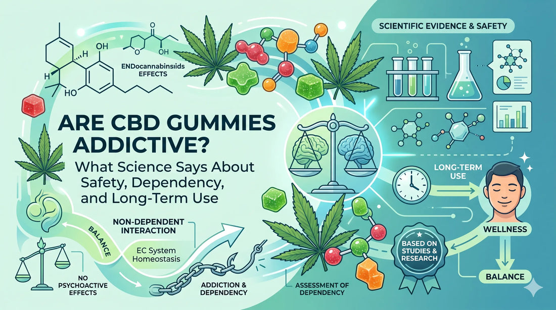 Are CBD Gummies Addictive? What Science Says About Safety, Dependency, and Long-Term Use