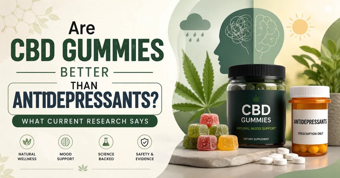 Are CBD Gummies Better Than Antidepressants? What Current Research Says
