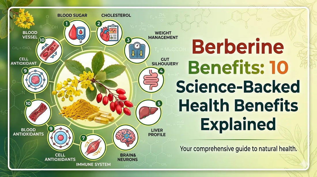 Berberine Benefits: Science-Backed Health Benefits, Uses & What You Should Know