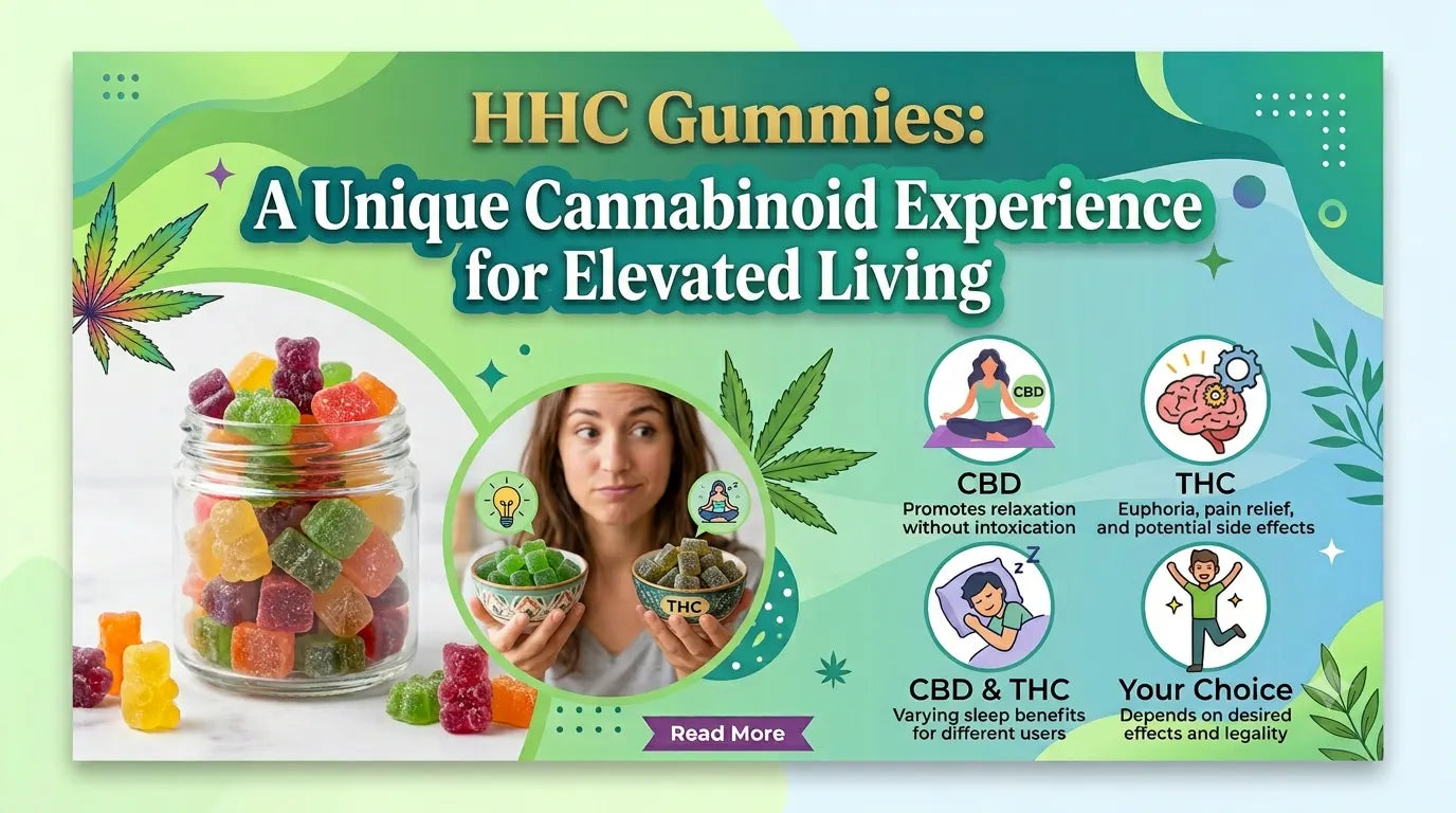 CBD vs THC Gummies: What's the Difference and Which One Is Right for You?