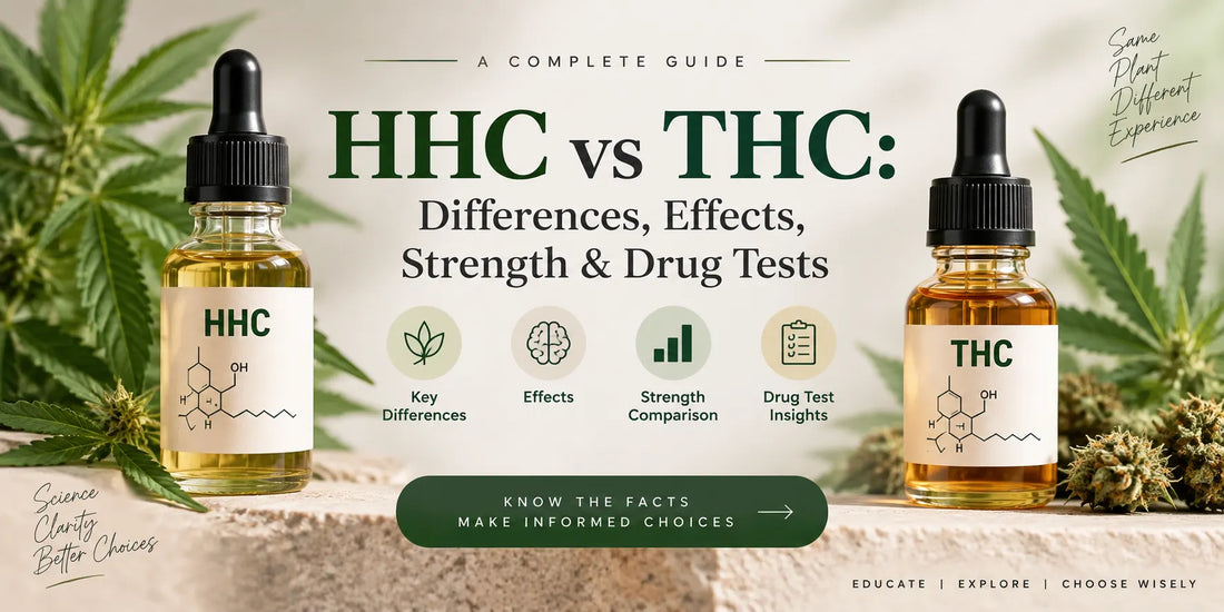 HHC vs THC: What's the Difference? Effects, Strength, Potency, Drug Tests & More