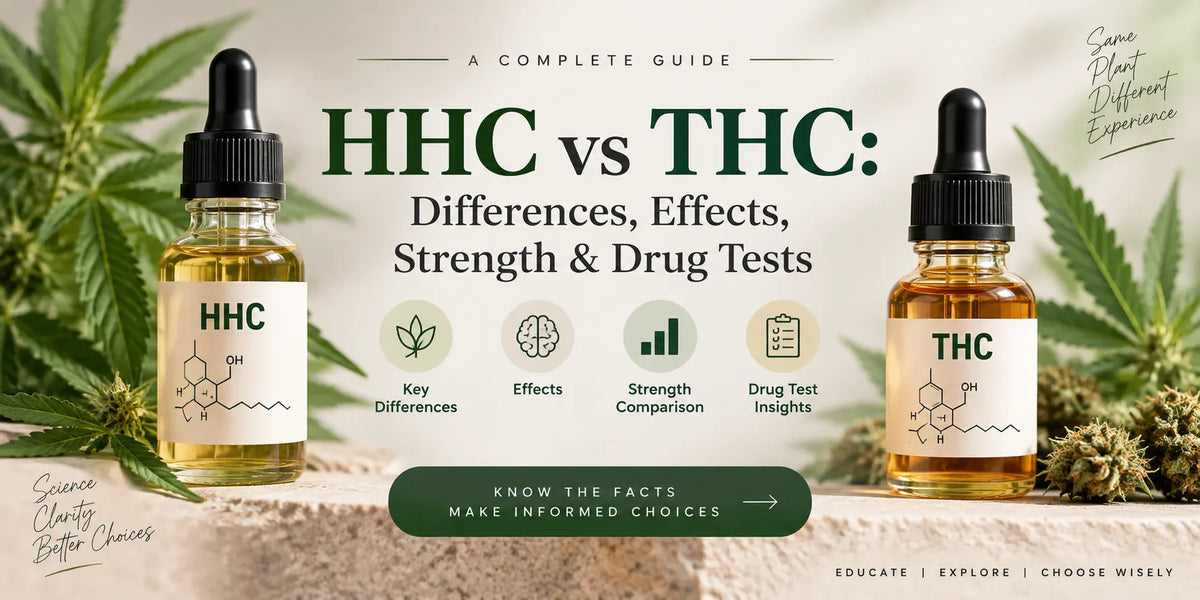 HHC vs THC: What's the Difference? Effects, Strength, Potency, Drug Tests & More
