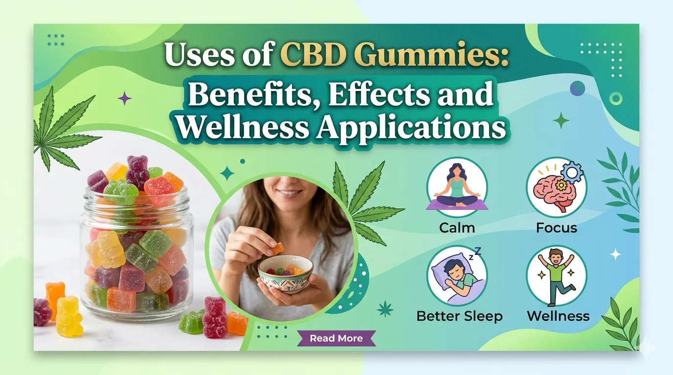 Uses of CBD Gummies: Benefits and Wellness Applications
