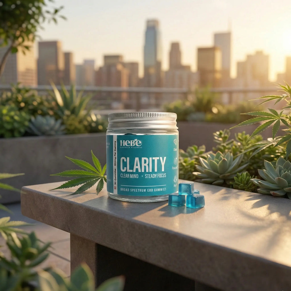 Buy Hebe Clarity Broad Spectrum CBD Gummies Clear Mind Steady Focus 100mg each