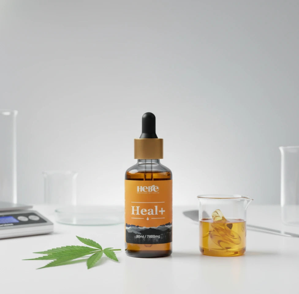 Hebe HEAL+ CBD Oil for Sleep and Stress Relief 7000 mg 1:4 Full Spectrum CBD Oil