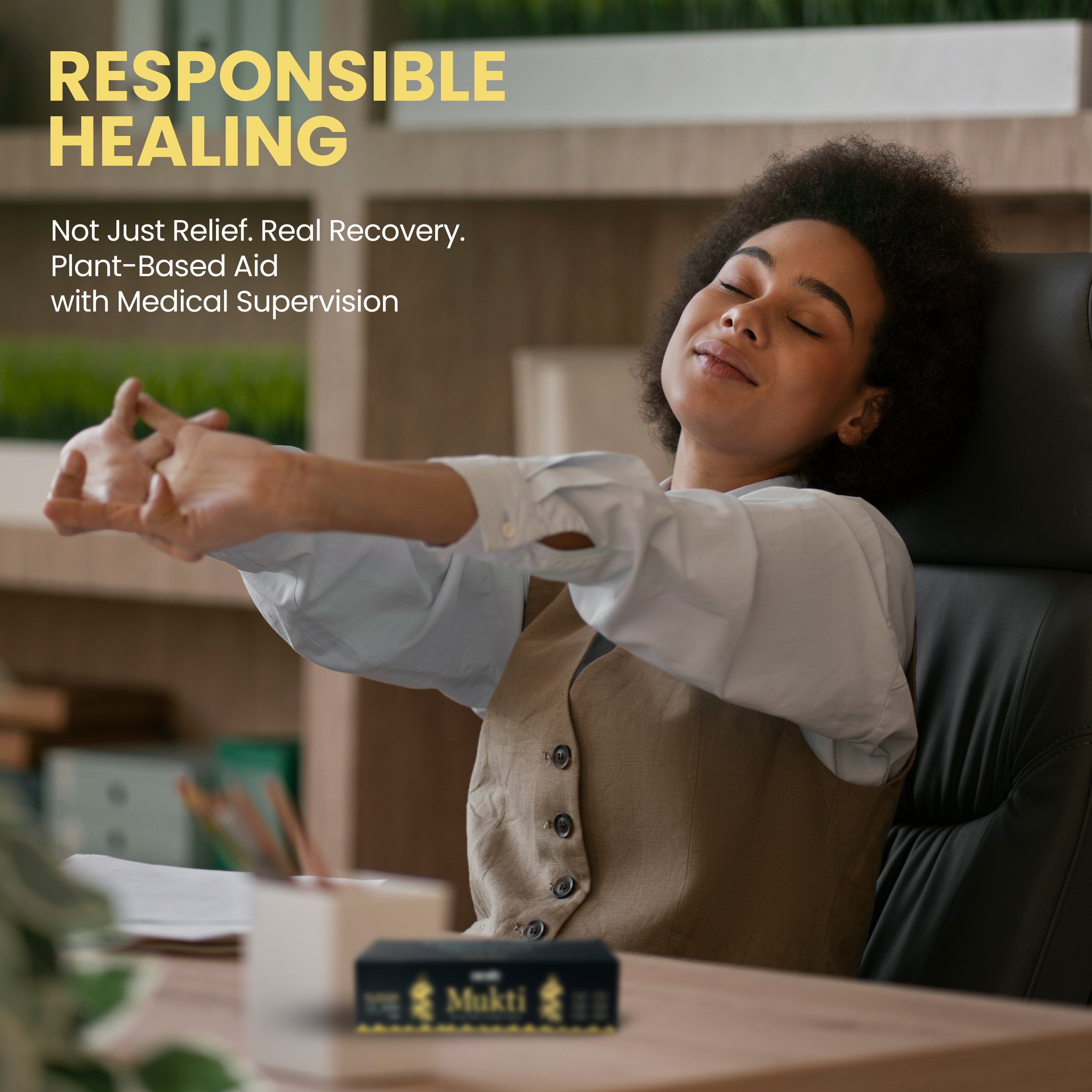 Hebe Mukti – Plant-Based Support for De-Addiction | 1:10 CBD:THC Distillate 5ml