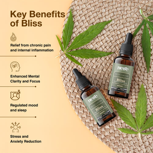 Benefits of Hebe Bliss Broad Spectrum CBD Oil 3000MG