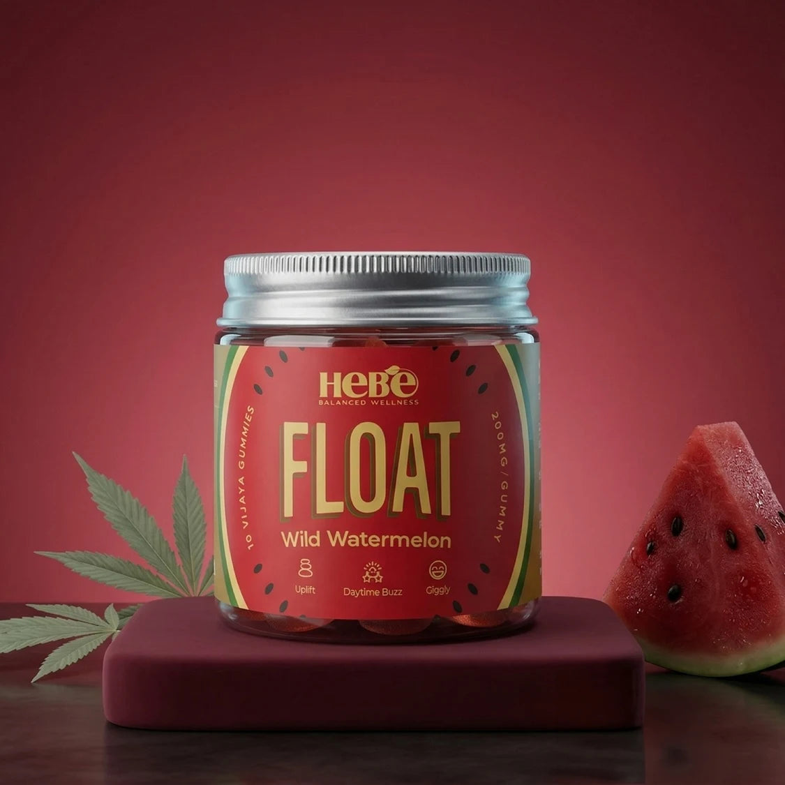 Hebe Float - Wild Watermelon Vijaya Gummies (200mg per gummy)