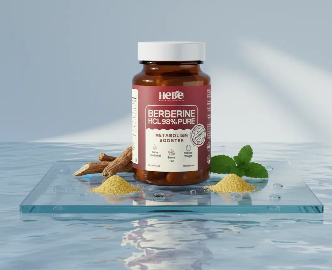 Hebe Liposomal Berberine 98 HCL Water Purity Concept