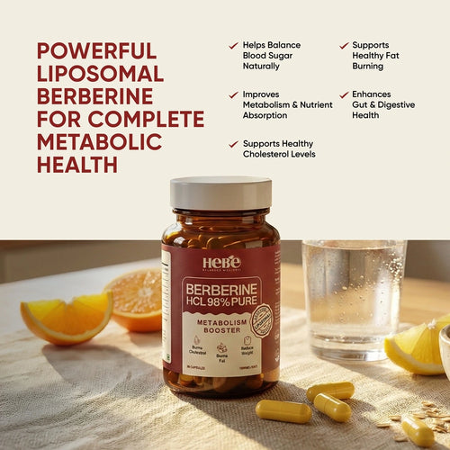 Hebe Liposomal Berberine 98% HCL+ health benefits
