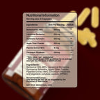 Hebe Liposomal Berberine 98% HCL+ with lemon slice and capsules nutrition information