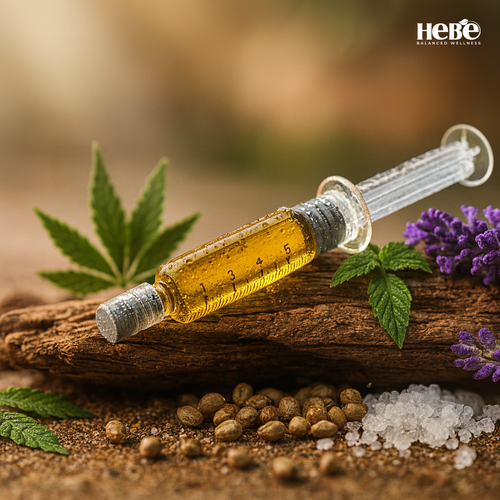 Hebe Mukti –  5ml Luer-Lock Syringe 5000 mg CBD THC Distillate