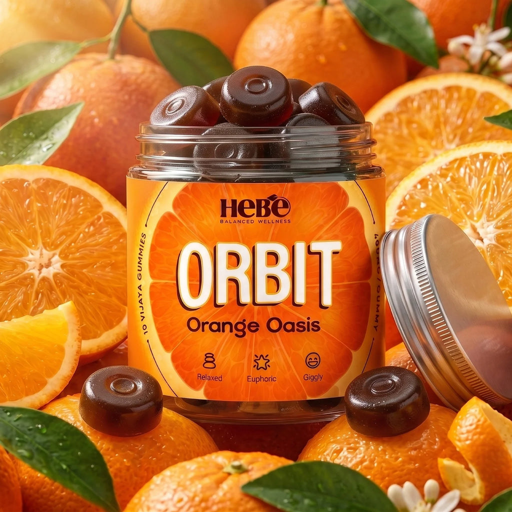 Hebe Orbit Orange Oasis | 1:4 Full Spectrum Vijaya Gummies (400mg)