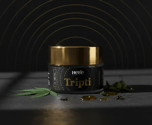 Hebe Tripti 1:6 CBD THC 10,000 mg Full Spectrum Vijaya Extract cannabis leave