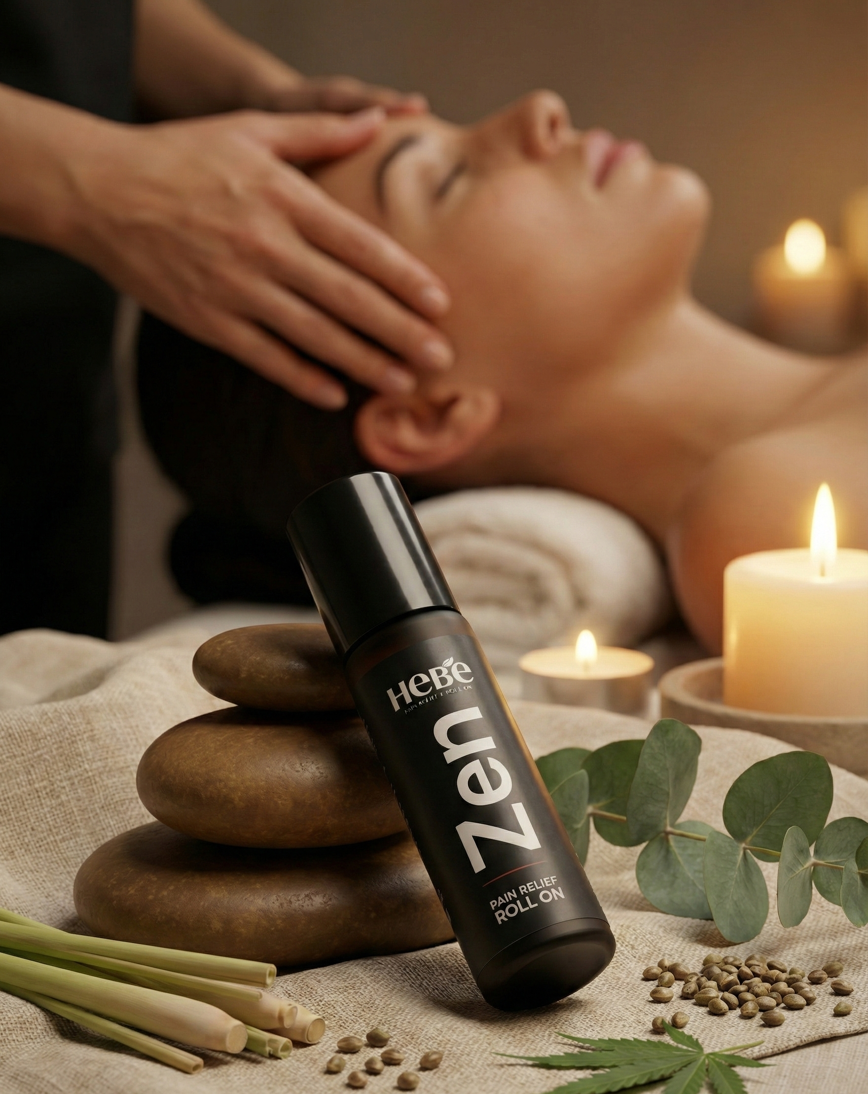 Hebe ZEN Pain Relief Roll On for muscle and joint pain
