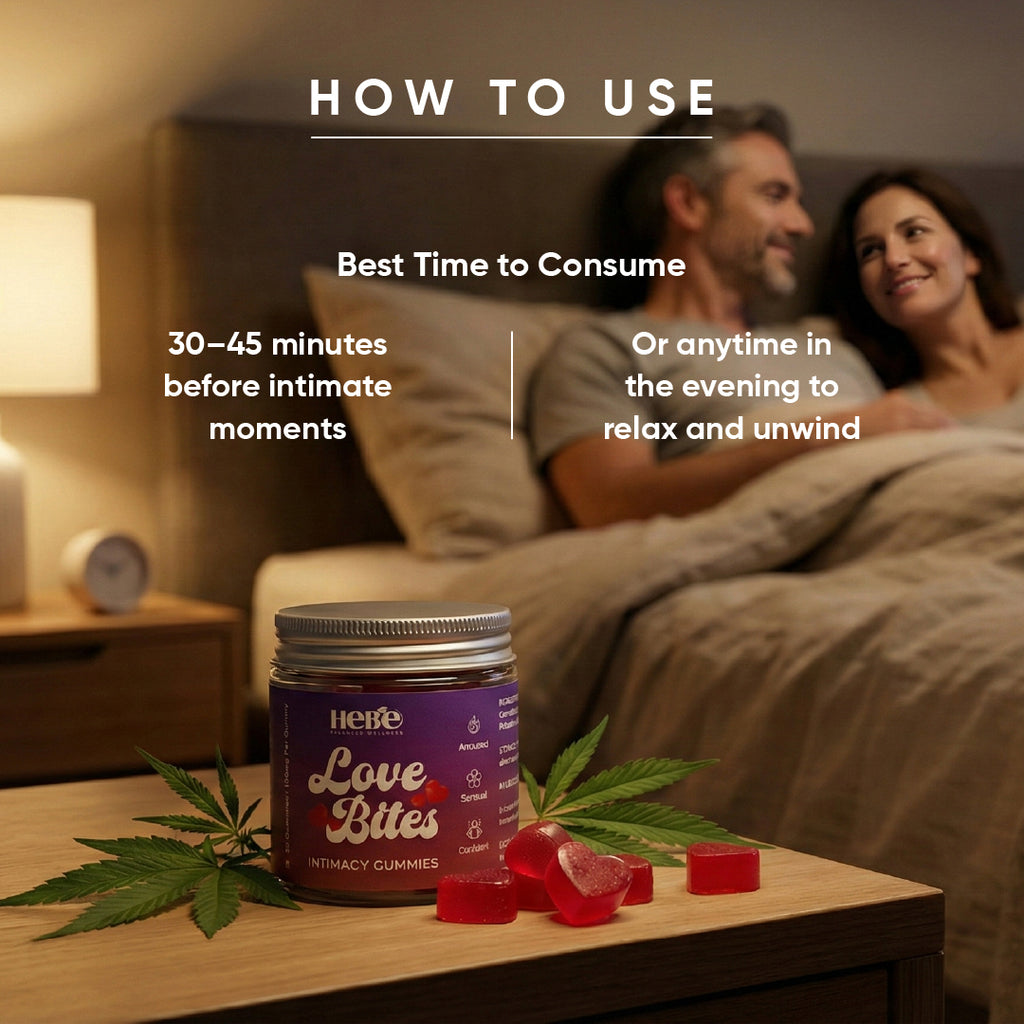 How to use Hebe Love Bites gummies Support Intimacy and Wellness 