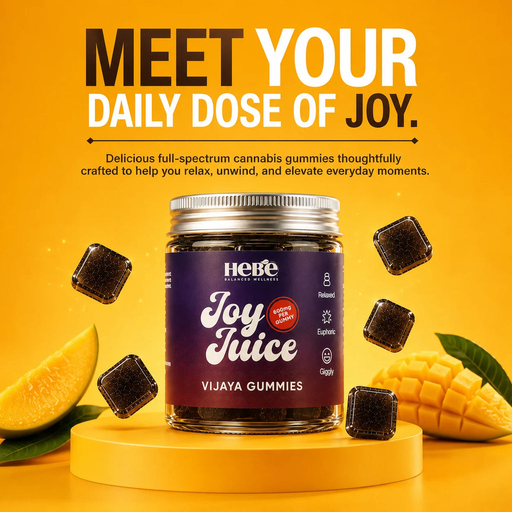 Joy-Juice Chill Vibe Mango Gummies | (1:4) 600mg CBD+THC| Calm. Euphoric. Uplifting. An Unforgettable Experience