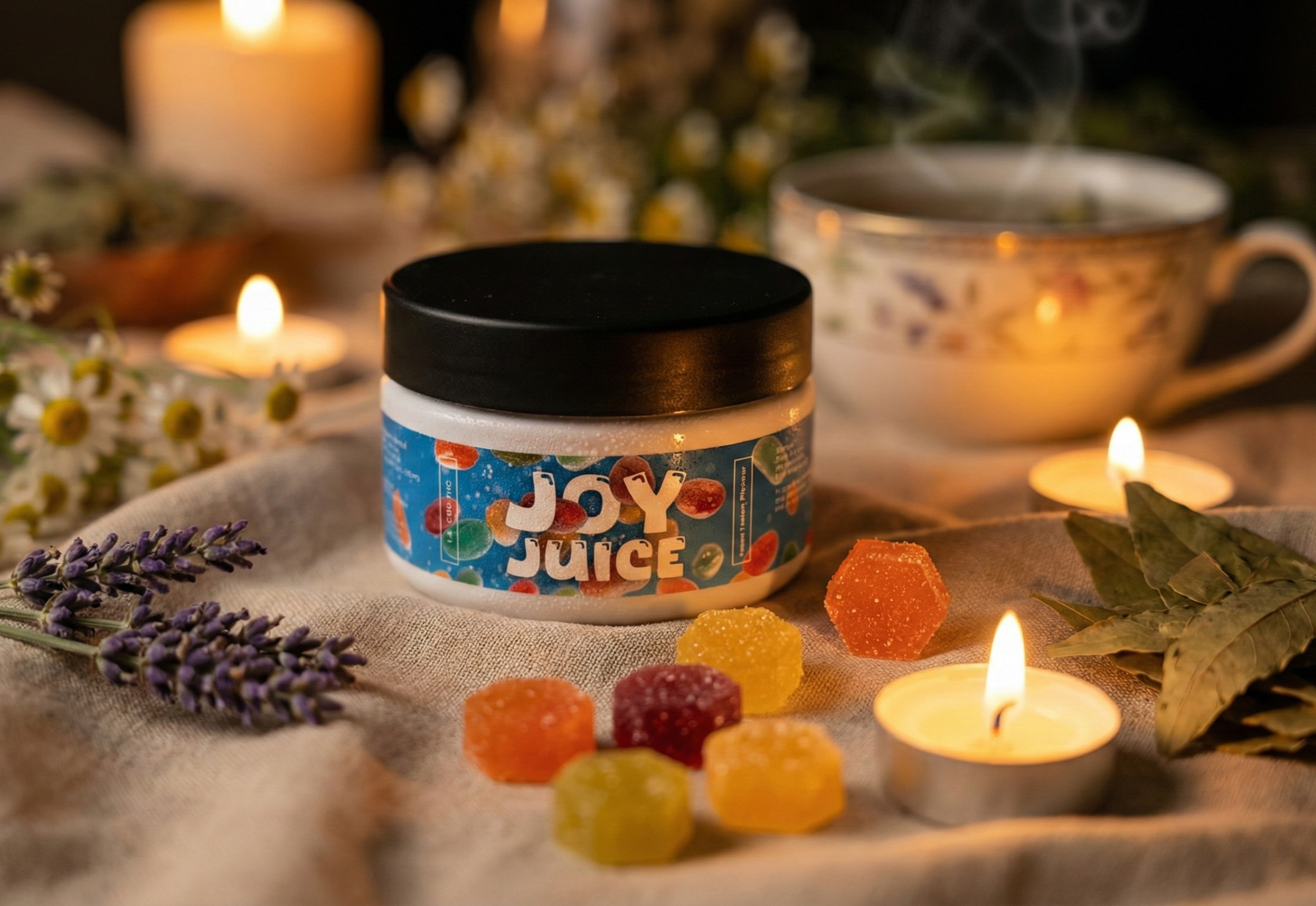 Joy juice CBD gummies calm scene