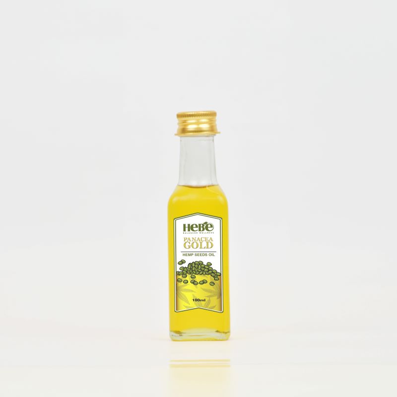 Hebe Panacea Gold | Raw Cold-Pressed Hemp Seed Oil